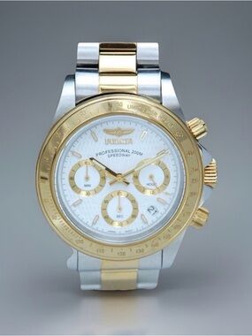 Invicta Men's Speedway Chronograph Watch 9212 39mm Two Tone New Battery
